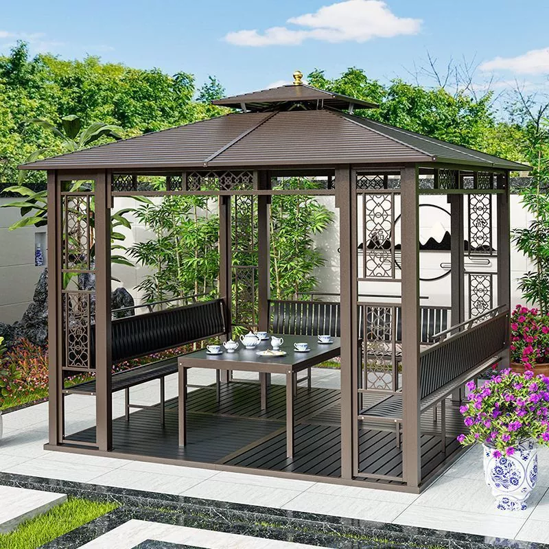 सिंक के साथ मंडप